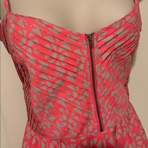 Hot Pink And Grey ROXY Sundress XL - Picture 2 of 4